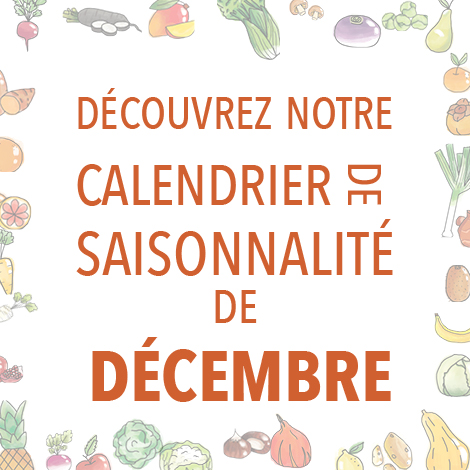 Découvrez notre calendrier de saisonnalité de Décembre 2023 !