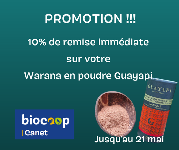 Promotion ! Découvrez la gamme de compléments de la marque Guayapi Promotion ! Découvrez la gamme de compléments de la marque Guayapi